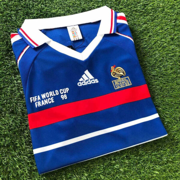 France 1998 World Cup Home Retro Jersey - Image 2