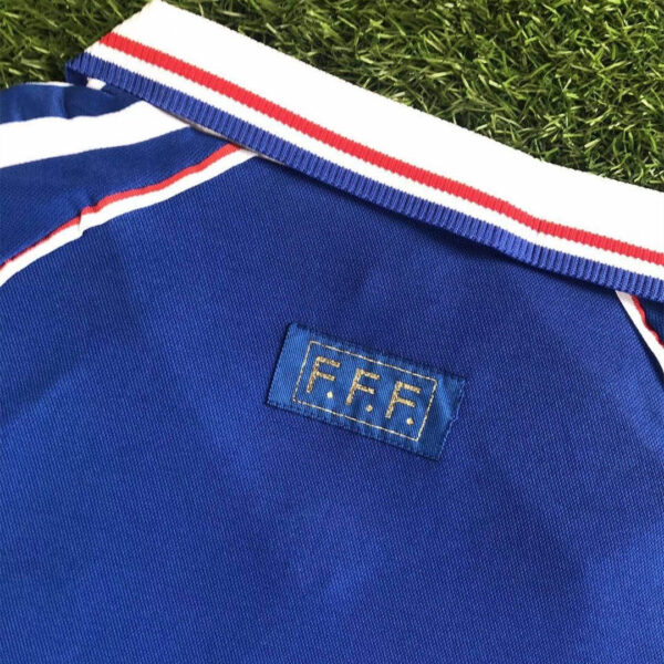 France 1998 World Cup Home Retro Jersey - Image 3