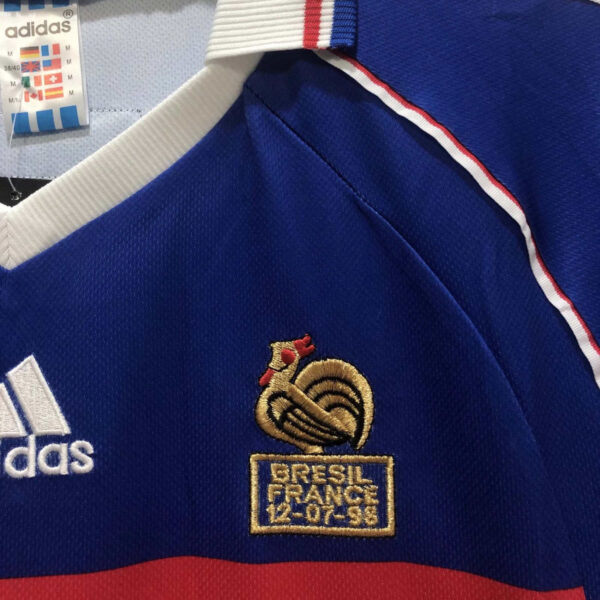 France 1998 World Cup Home Retro Jersey - Image 3