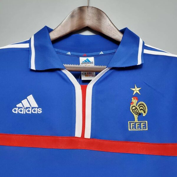 France 2000 Home Retro Jersey - Image 2