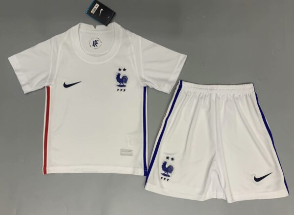 France 2020 Away Kids Jersey And Shorts Kit - Image 3