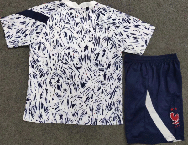 France 2021 Strike Kids Jersey And Shorts Kit - Image 4