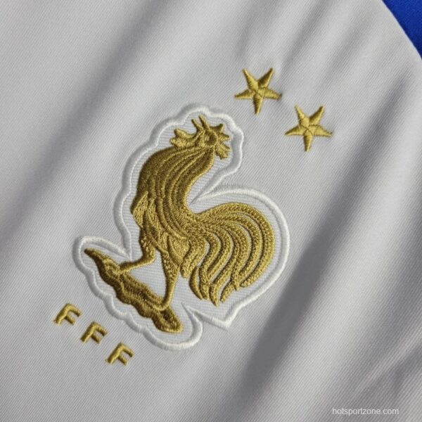 France 2022 White Training Jersey - Image 2