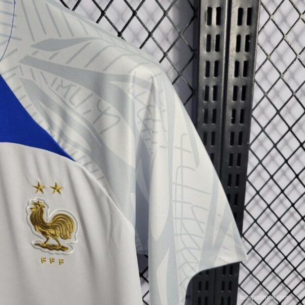 France 2022 White Training Jersey - Image 3