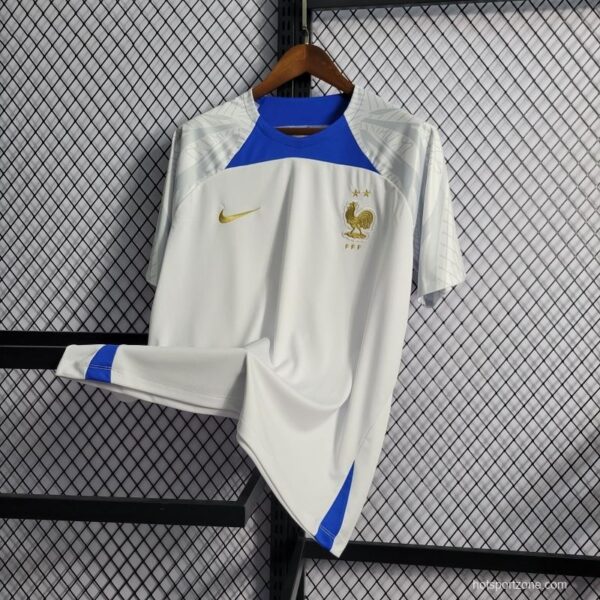 France 2022 White Training Jersey - Image 6