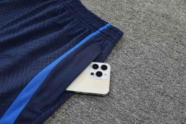 France 2022/23 Sleeveless Jersey With Shorts Kit - Image 6