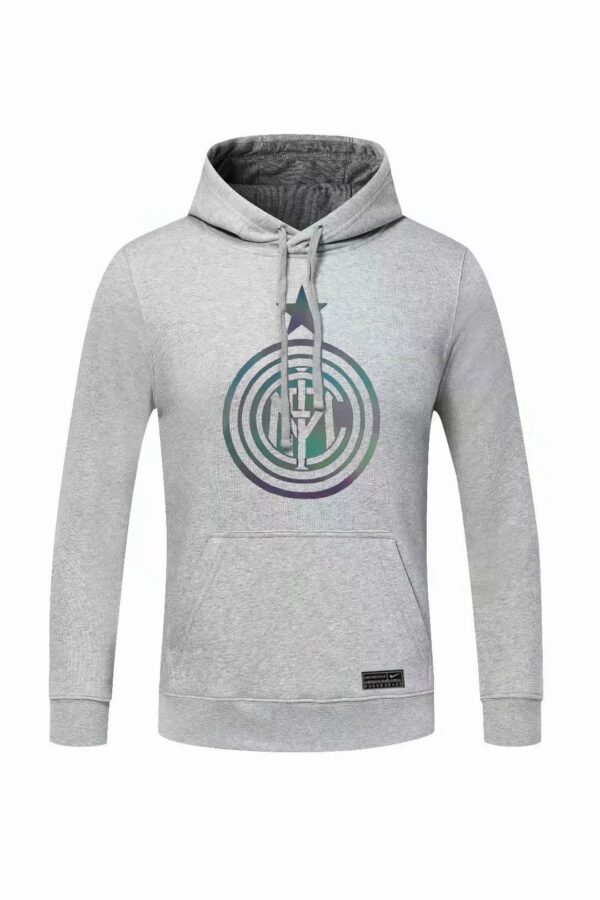 Inter Milan 2022 Sweater Hoodie Gray