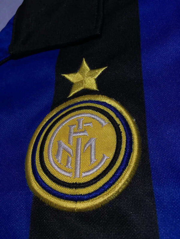Inter Milan 1998/99 Home Baggio Long Sleeves Retro Jersey - Image 3