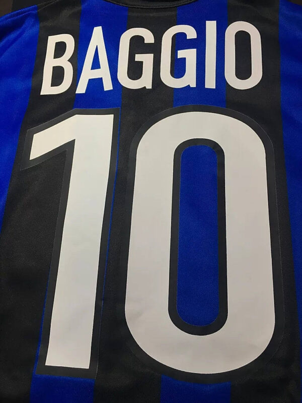 Inter Milan 1998/99 Home Baggio Long Sleeves Retro Jersey - Image 4