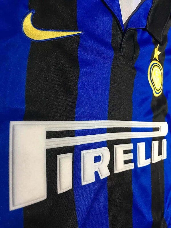 Inter Milan 1998/99 Home Baggio Long Sleeves Retro Jersey - Image 5