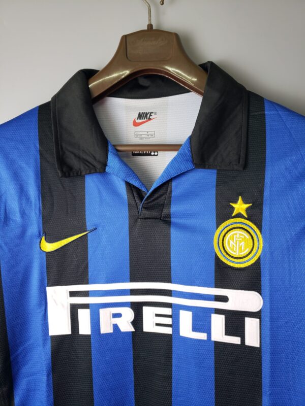 Inter Milan 1998/99 Home Long Sleeves Retro Jersey - Image 4