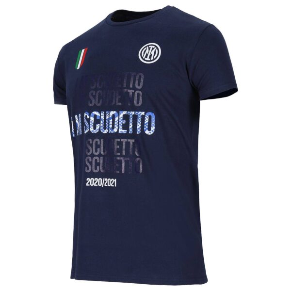 Inter Milan 2020/2021 I M Scudetto T-shirt - Navy - Image 4