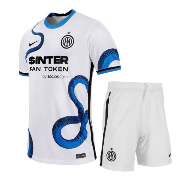 Inter Milan 2021/22 Away Kids Jersey And Shorts Kit