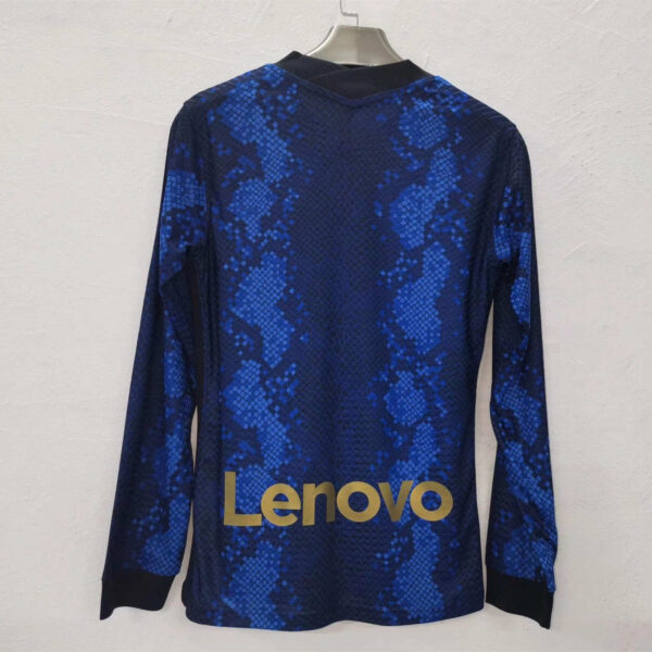 Inter Milan 2021/22 Home Long Sleeves Player Version Jersey - Image 2