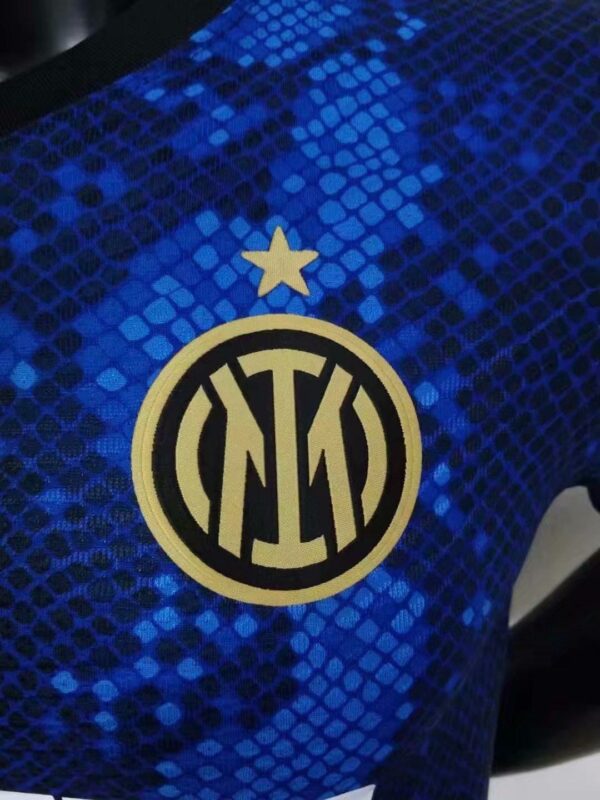 Inter Milan 2021/22 Home Long Sleeves Player Version Jersey - Image 3