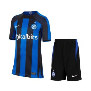 Inter Milan 2022/23 Home Kids Jersey And Shorts Kit  