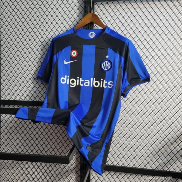 Inter Milan 2022/23 Home Boutique Jersey - Image 2