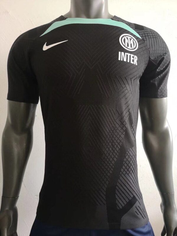 Inter Milan 2022/23 Training  - Black Player Version Jersey
