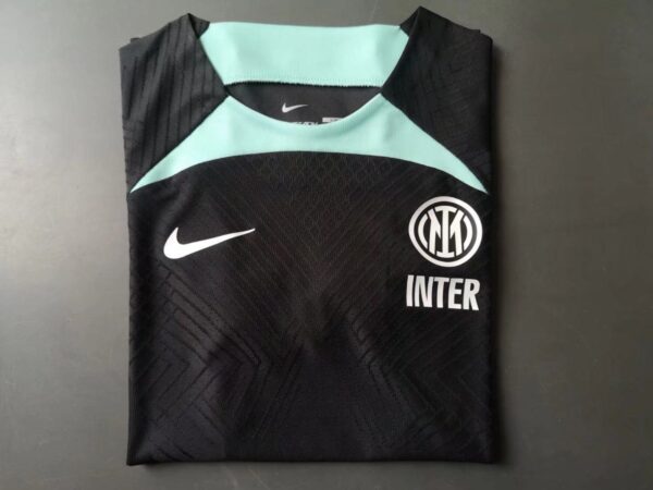 Inter Milan 2022/23 Training  - Black Player Version Jersey - Image 6
