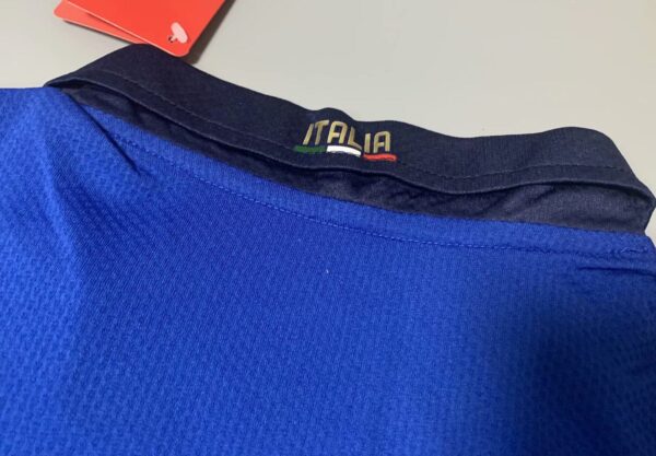 Italy 2021 Home Kids Jersey And Shorts Kit - Image 3