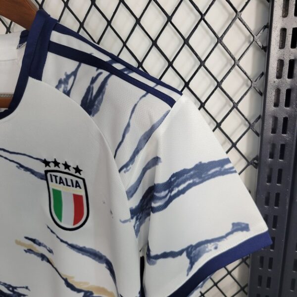 Italy 2023/24 Away Kids Jersey And Shorts Kit - Image 4