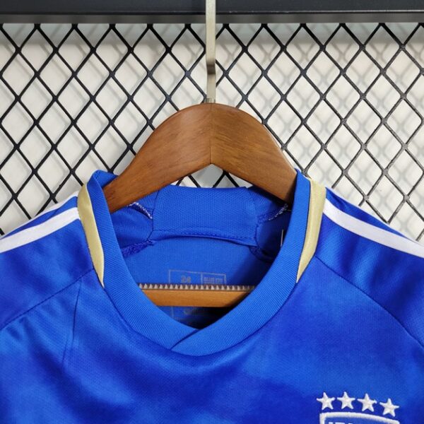 Italy 2023/24 Home Kids Jersey And Shorts Kit - Image 3