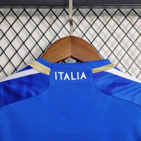 Italy 2023/24 Home Kids Jersey And Shorts Kit - Image 11