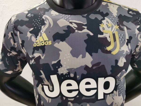 Juventus 2021/22 Camo  - Black Player Version Jersey - Image 5