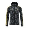 Juventus 2022 Windbreaker Hoodie Jacket Black&gold