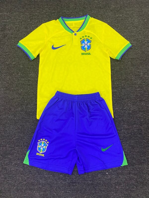 Brazil 2022/23 Home Jersey And Shorts Kit