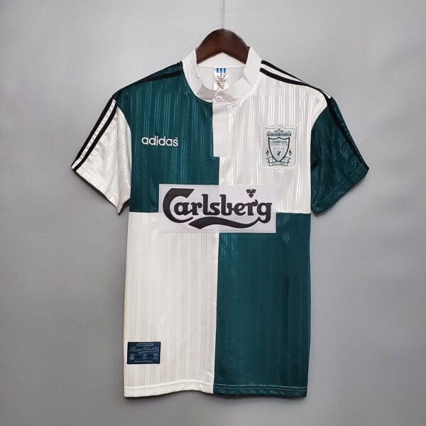 Liverpool 1995/96 Away Retro Jersey - Image 14
