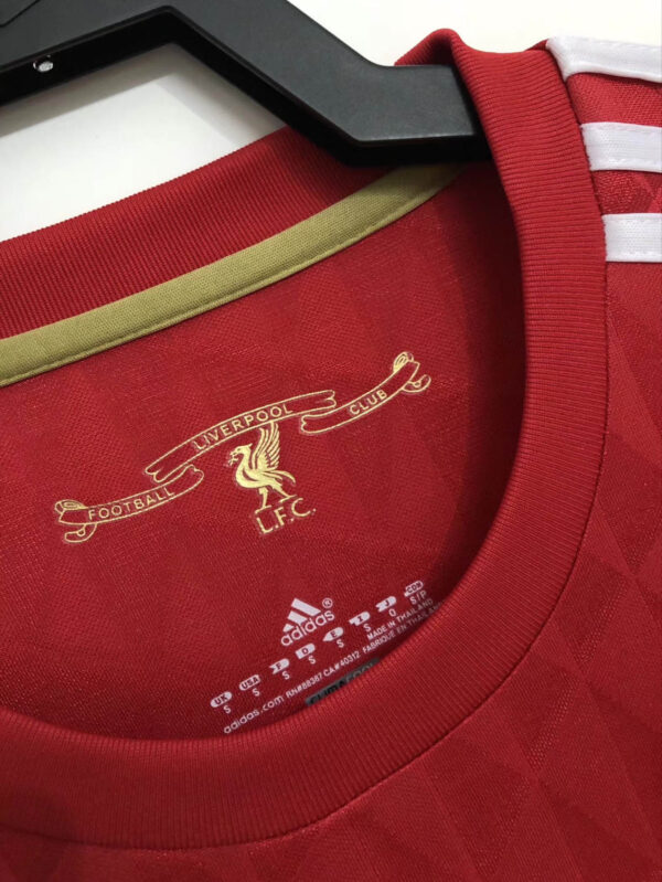 Liverpool 2010/2012 Home Long Sleeves Retro Jersey - Image 5