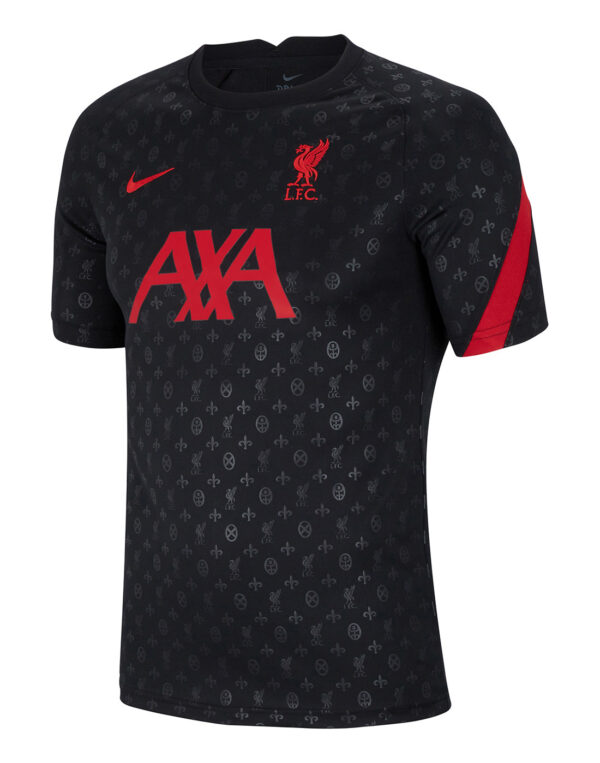 Liverpool 2021/22 Black Pre-Match Jersey - Image 3