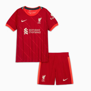 Liverpool 2021/22 Home Kids Jersey And Shorts Kit