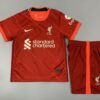 Liverpool 2021/22 Home Kids Jersey And Shorts Kit - Image 3