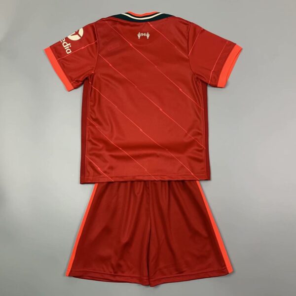 Liverpool 2021/22 Home Kids Jersey And Shorts Kit - Image 5
