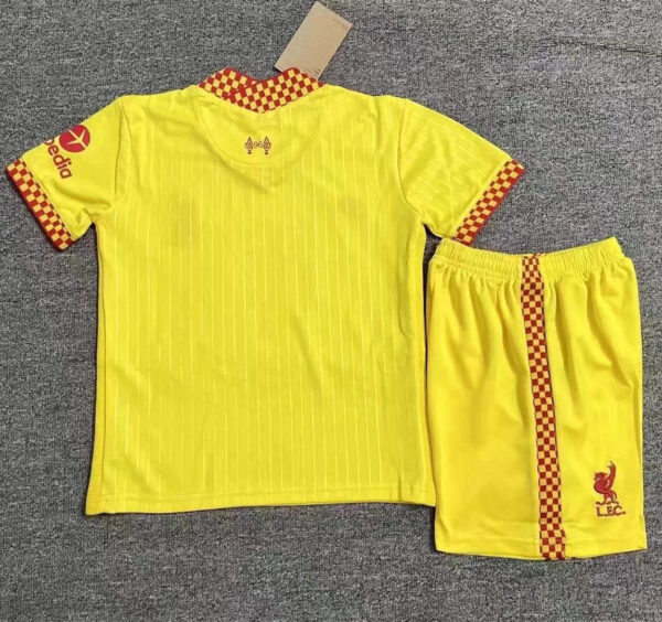 Liverpool 2021/22 Third Kids Jersey And Shorts Kit - Image 4