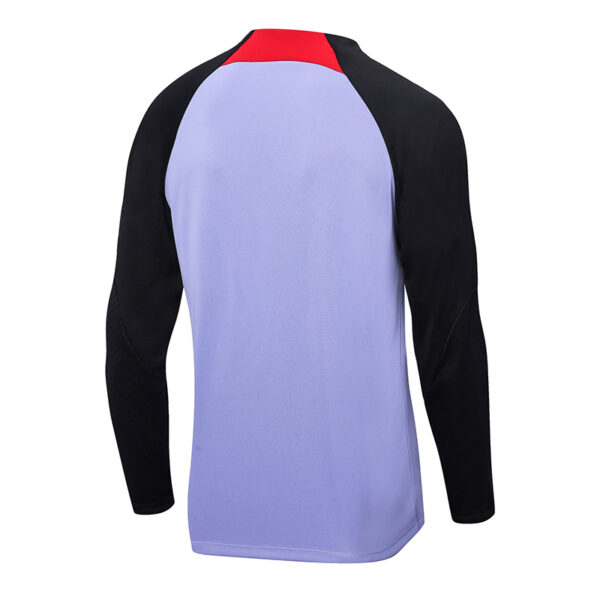 Liverpool 2022-23 Half-zip Tracksuit Purple - Image 4