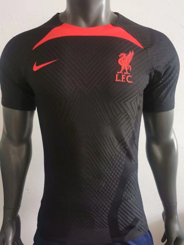Liverpool 2022/23 Training  - Black Player Version Jersey