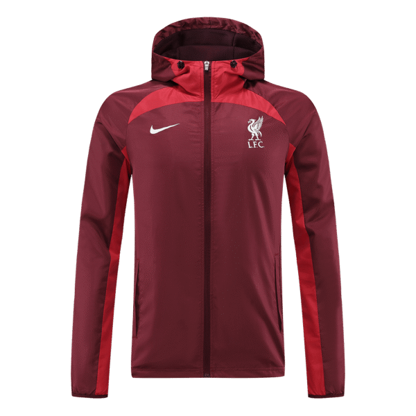 Liverpool 2022 Windbreaker Hoodie Jacket Red