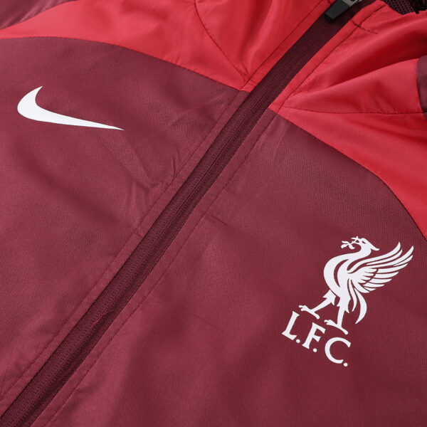 Liverpool 2022 Windbreaker Hoodie Jacket Red - Image 4