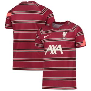 Liverpool 2021/22 Team Pre-Match Performance Top - Red
