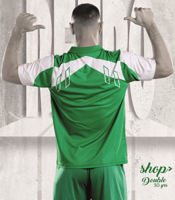 Maccabi Haifa 90/91 Commemorative Adult Jersey And Shorts Kit - Image 2