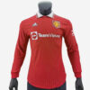 Man Utd 2022/23 Home Authentic Long Sleeves Player Version Jersey