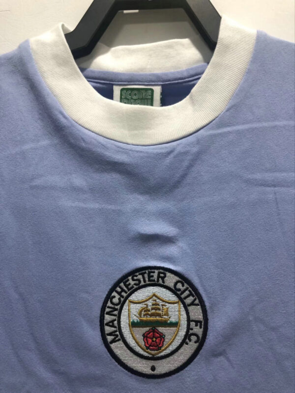 Manchester City 1972 Home Retro Jersey - Image 4