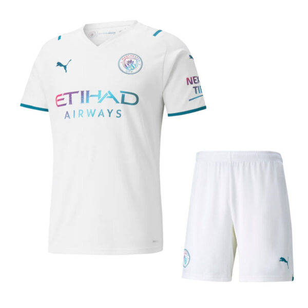 Manchester City 2021/22 Away Adult Jersey And Shorts Kit