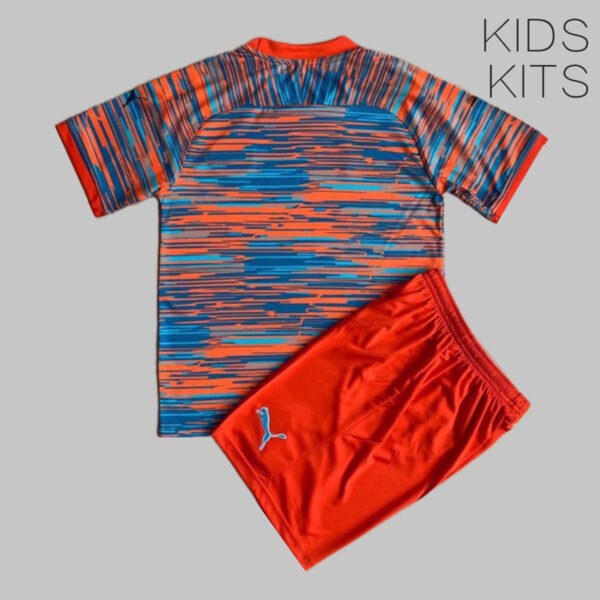 Manchester City 2022/23 Concept Kids Jersey And Shorts Kit - Image 2