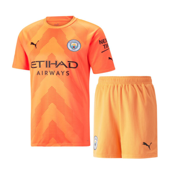 Manchester City 2022/23 Goalkeeper Adult Jersey And Shorts Kit