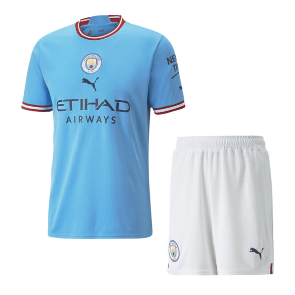 Manchester City 2022/23 Home Adult Jersey And Shorts Kit