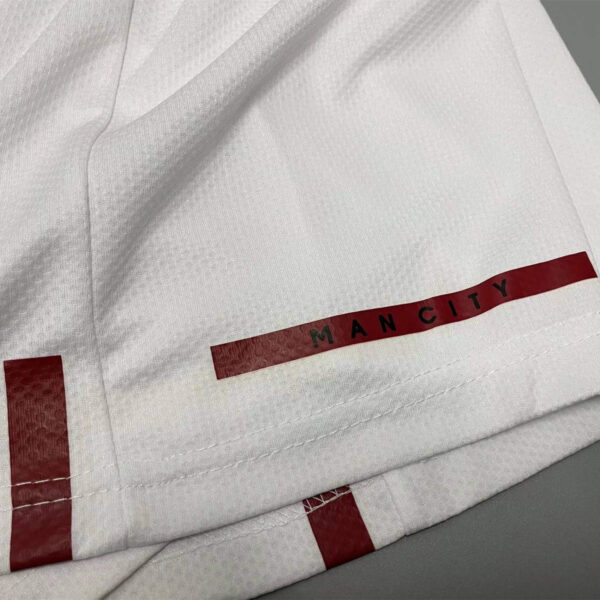 Manchester City 2022/23 Home Kids Jersey And Shorts Kit - Image 9